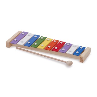 New Classic Toys - Metallophone with music book (10 bars)